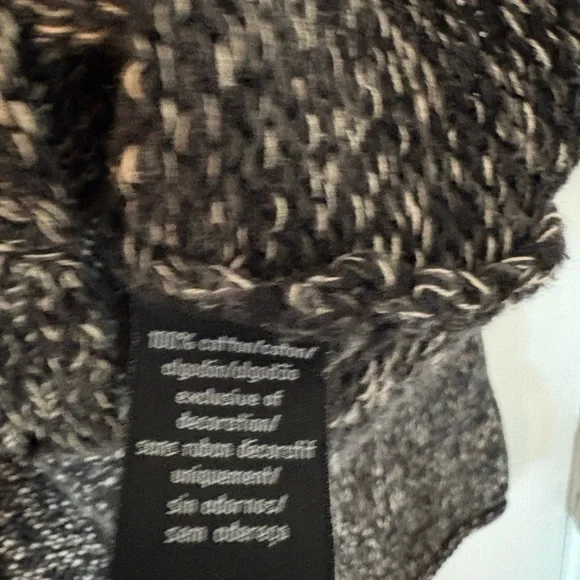 Calvin Klein Jeans Marled Knit Cardigan Sweater Small Shawl Collar - Picture 2 of 6